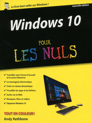 cover image of Windows 10 pour les Nuls, 2e